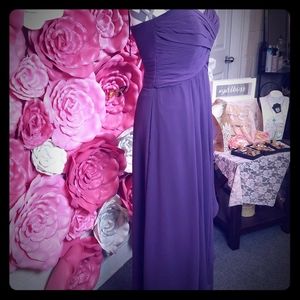 David's Bridal Purple Dress